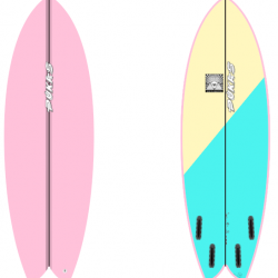Pukas Wombi Fish 5'8 stock ( USED )