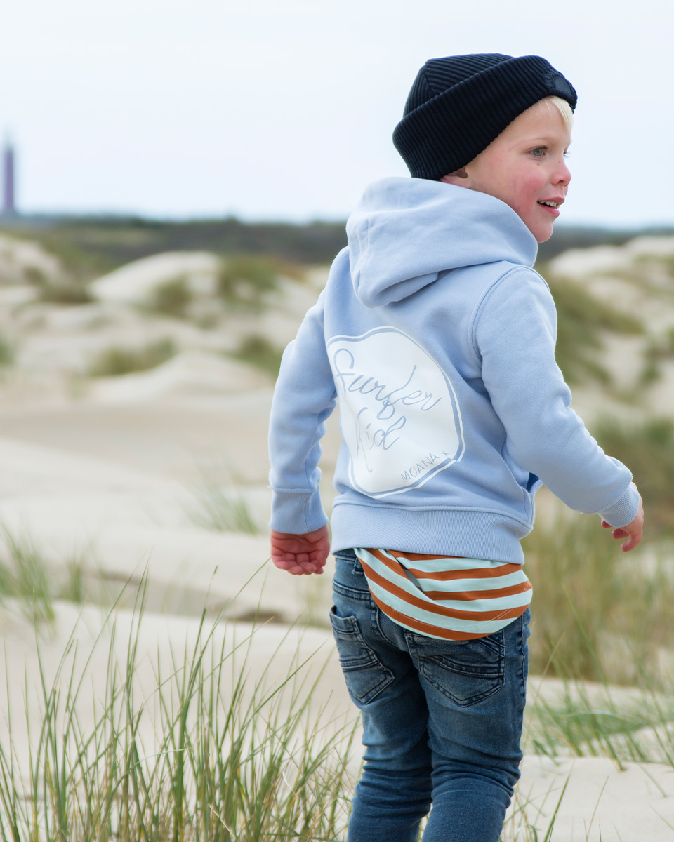 Surferkid hoodie serene blue