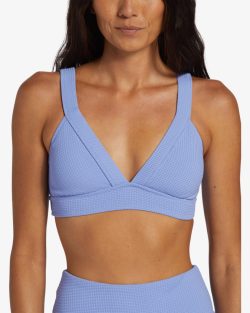 Billabong A/DIV banded bikini top cosmic blue