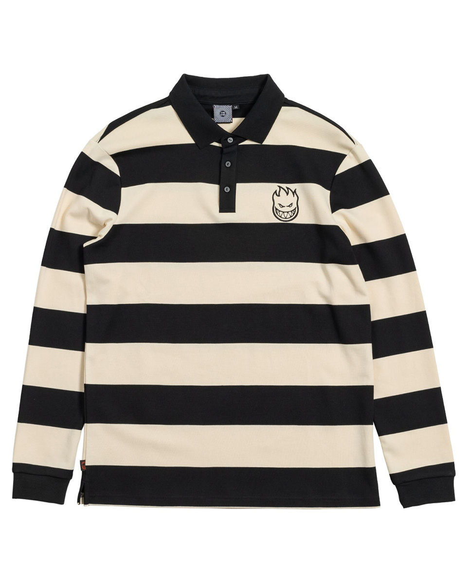 Spitfire Rugby Longsleeve Offwhite black