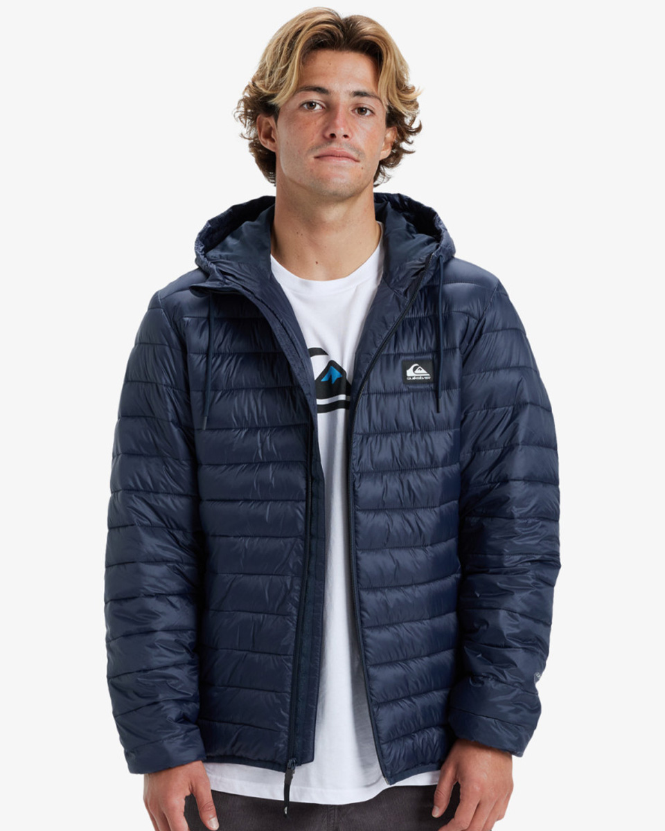 Quiksilver Scaly hood puffer jas navy