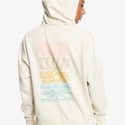 Quiksilver uni oversized hoody Off white