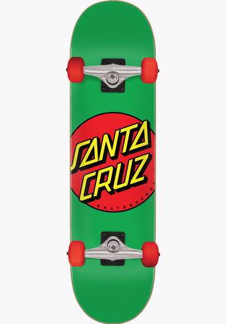 Santa Cruz Classic Dot Mid Green 7.875″ Complete Skateboard