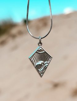 Follow the Sun - oceaan ketting Laguna Treasures (zilver of goud)