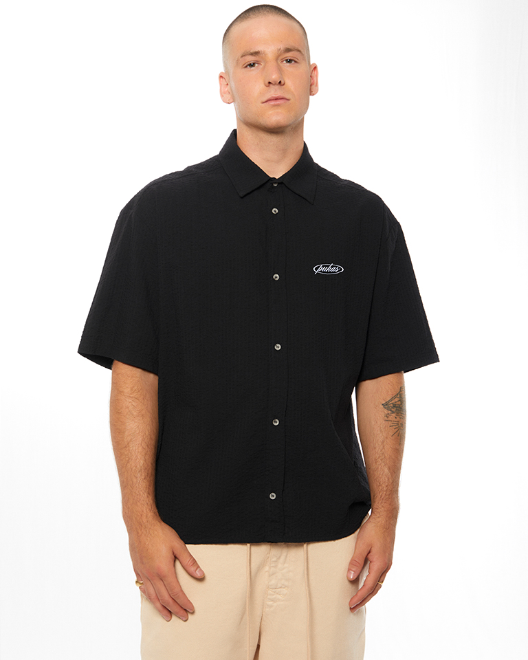 PUKAS S/s Shirt 90´S BLACK