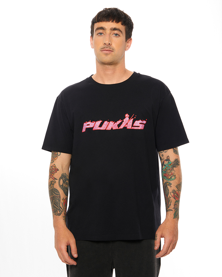 PUKAS S/s tee Indio BLACK