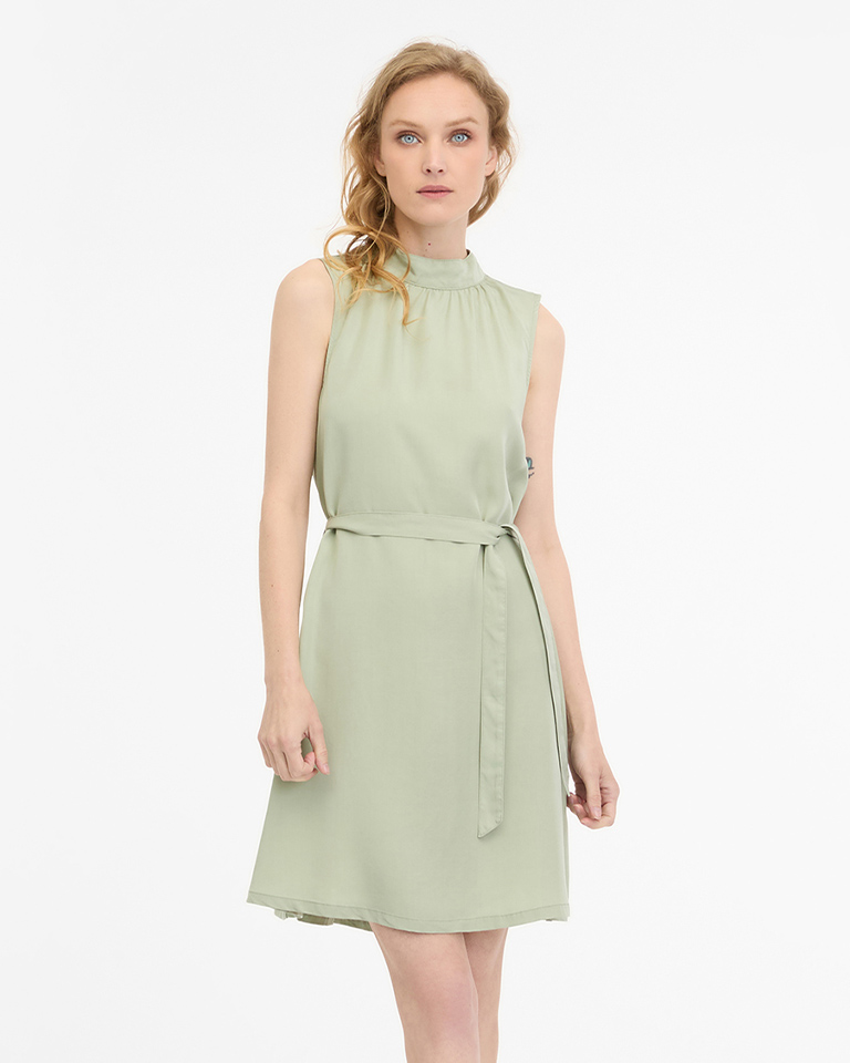 RAGWEAR ANGYC DRESS DUSTY GREEN