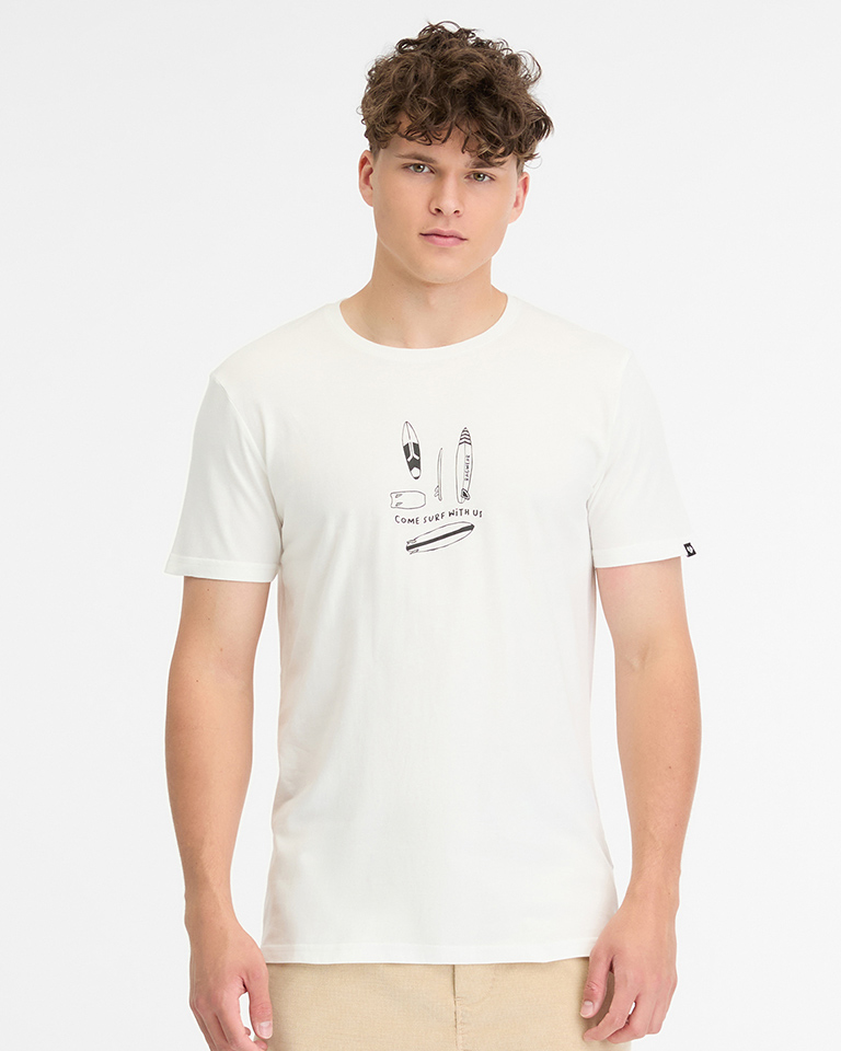 RAGWEAR BOARDY GOTS T-SHIRT WHITE