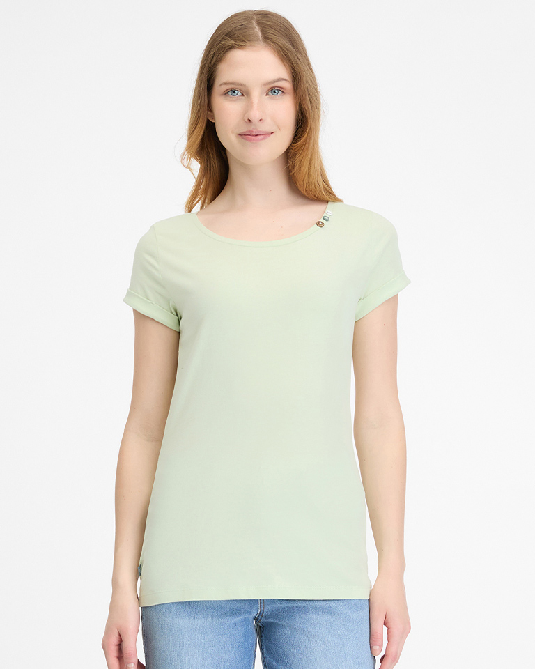 RAGWEAR FLLORAH GOTS T-SHIRT  LIGHT MINT