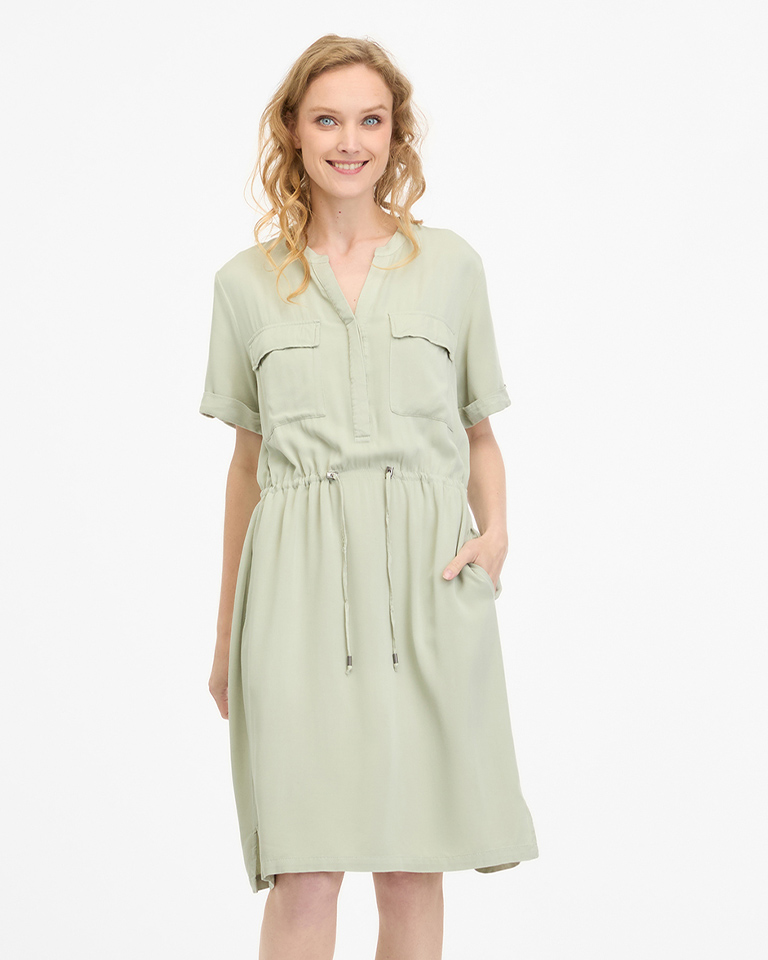 RAGWEAR ROISANA DRESS DUSTY GREEN