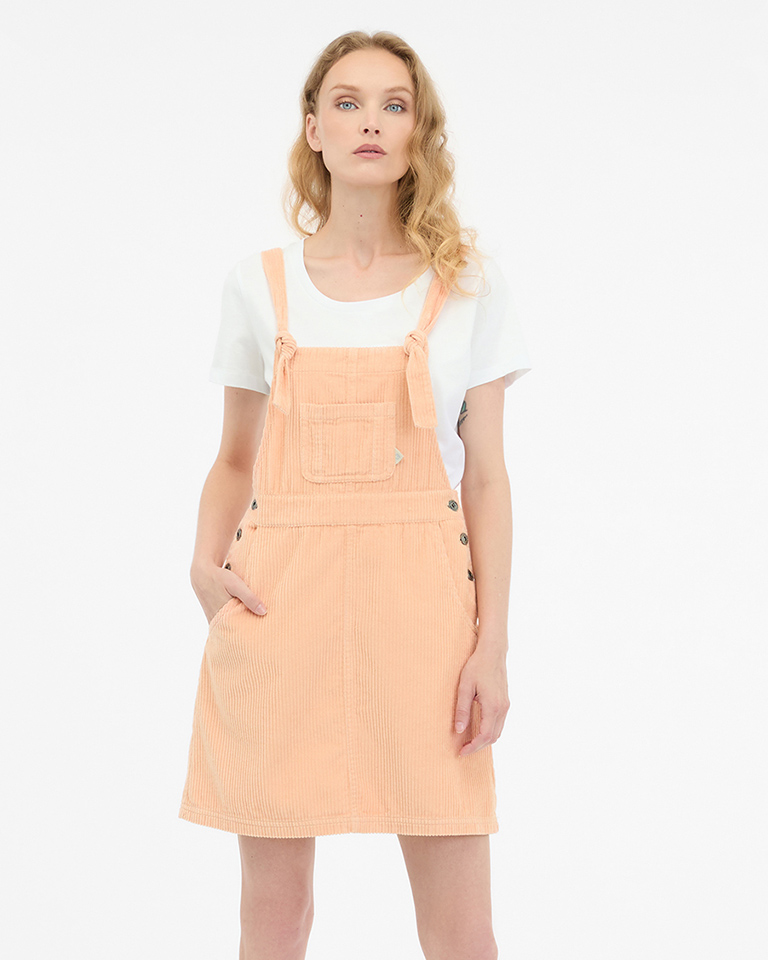 RAGWEAR ZEKKE CORDY DRESS LIGHT PEACH