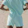 Rising sun terry towel short mint - Afbeelding 2