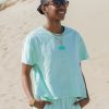 Rising sun terry towel t-shirt mint