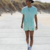 Rising sun terry towel t-shirt mint - Afbeelding 2