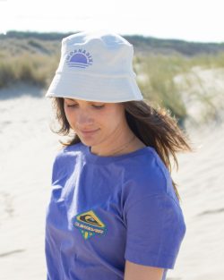 Rising sun bucket hat badstof wit - Afbeelding 5