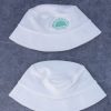 Rising sun bucket hat badstof wit - Afbeelding 3