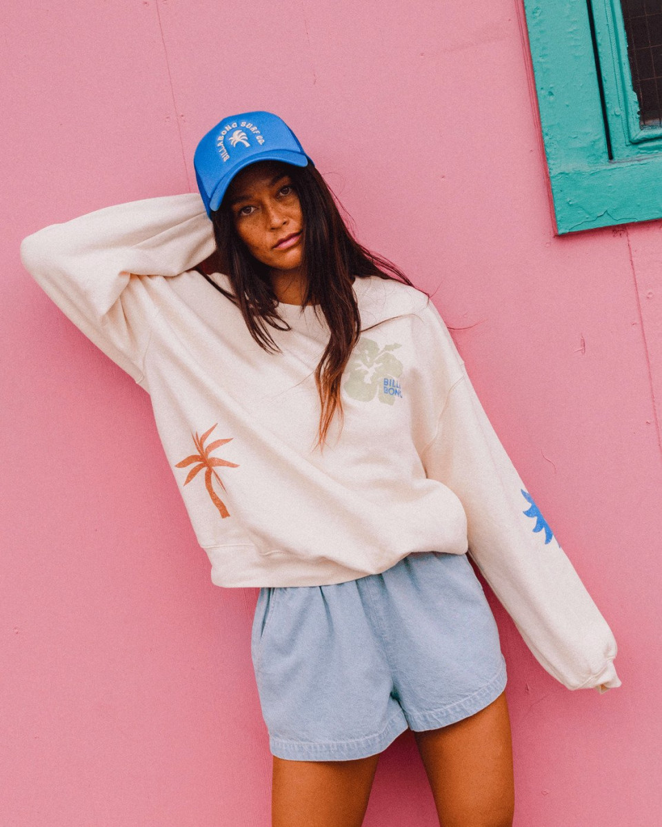 BILLABONG WATER SIGNS KENDALL CREW WHITECAP